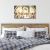 Raphael - De School van Athene Canvas Afdruk (Insitu (Slaapkamer))