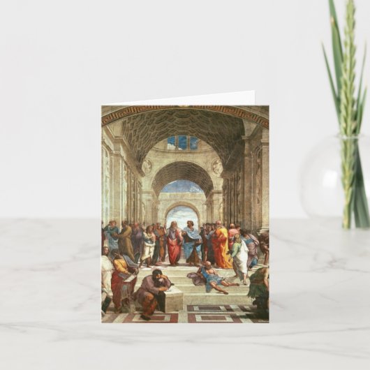 Raphael - De School van Athene Kaart (Voorkant)