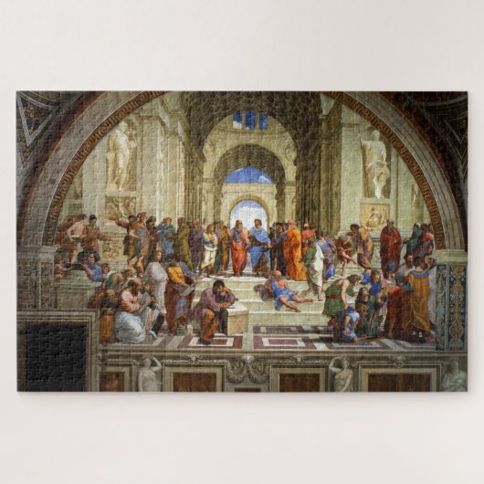 Raphael, "De school van Athene" Legpuzzel (Horizontaal)