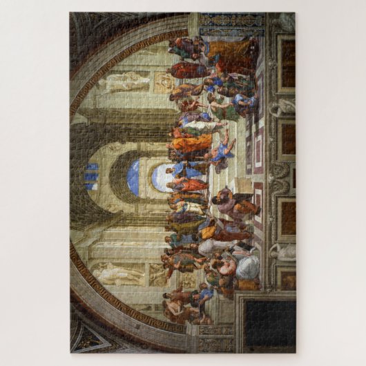 Raphael, "De school van Athene" Legpuzzel (Verticaal)