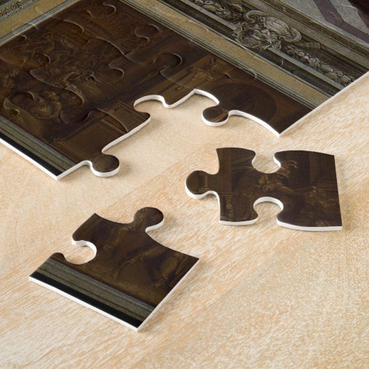 Raphael, "De school van Athene" Legpuzzel (Zijkant)
