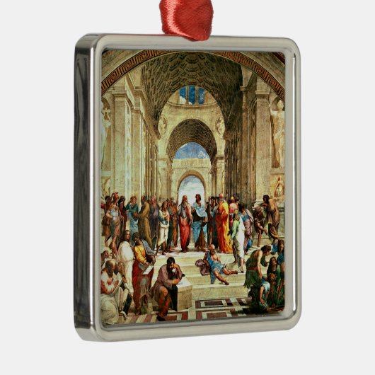 Raphael - De School van Athene Metalen Ornament (Rechts)