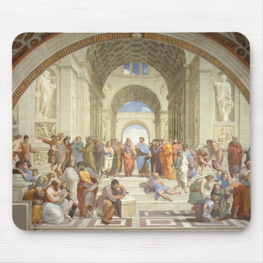 Raphael - De School van Athene Muismat (Voorkant)