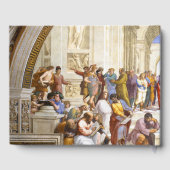 Raphael De School van Athene Renaissancekunst Gastenboek (Achterkant)