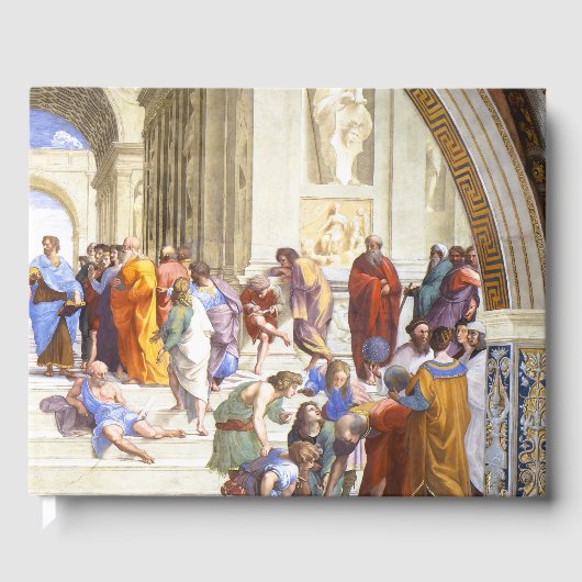 Raphael De School van Athene Renaissancekunst Gastenboek (Voorkant)
