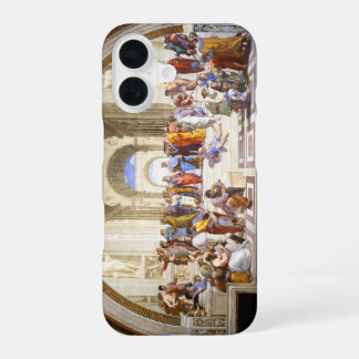 Raphael De School van Athene Renaissancekunst iPhone 16 Hoesje
