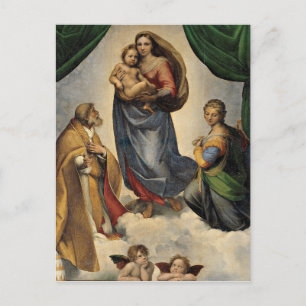 Raphael - De Sistine Madonna Briefkaart