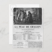 Raphael de Valentin en de verkoopster Briefkaart (Voorkant / Achterkant)