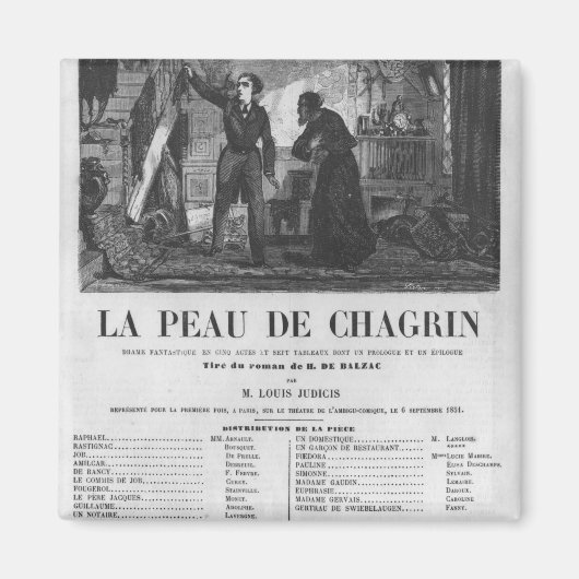 Raphael de Valentin en de verkoopster Magneet (Voorkant)