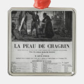 Raphael de Valentin en de verkoopster Metalen Ornament (Voorkant)