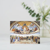 Raphael - Disputatie van het Heilige Stoel Briefkaart (Staand voorkant)