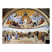 Raphael - Disputatie van het Heilige Stoel Perfect Poster (Voorkant)