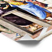 Raphael - Disputatie van het Heilige Stoel Perfect Poster (Hoek)