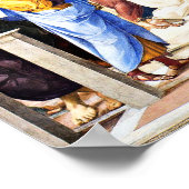 Raphael - Disputatie van het Heilige Stoel Poster (Hoek)