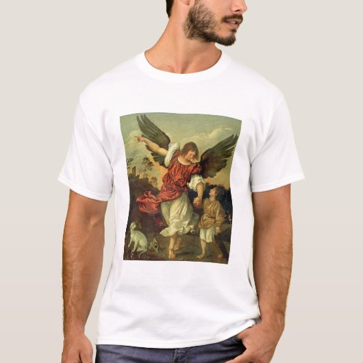 Raphael en Tobias, 1507-8 (olie op het paneel) T-shirt (Voorkant)