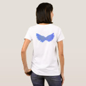 Raphael engel en kalligrafie t-shirt (Achterkant volledig)
