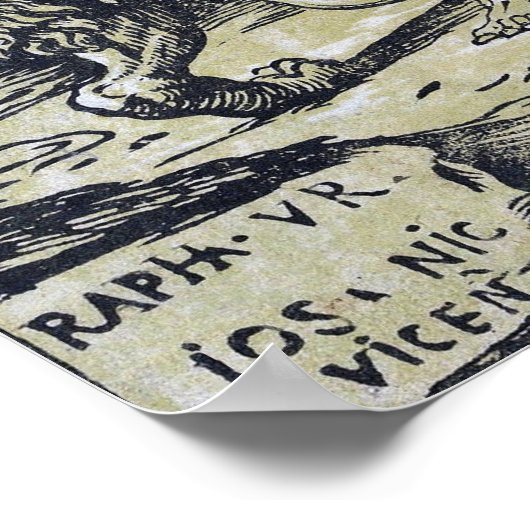 Raphael - Hercules die de leeuw van de Neman versc Poster (Hoek)