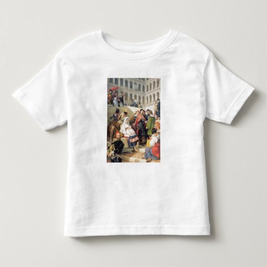 Raphaël in het Vaticaan, 1832 (olie op canvas) Kinder Shirts (Voorkant)