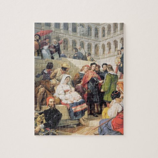 Raphaël in het Vaticaan, 1832 (olie op canvas) Legpuzzel (Verticaal)