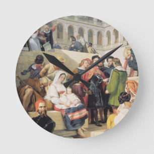 Raphaël in het Vaticaan, 1832 (olie op canvas) Ronde Klok