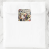 Raphael in the Vatican, 1832 (oil on canvas) Vierkante Sticker (Tas)