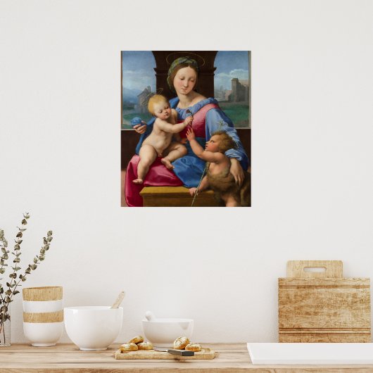Raphael is de Garvagh Madonna Poster (Keuken)