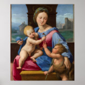 Raphael is de Garvagh Madonna Poster (Voorkant)