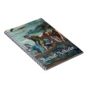 Raphaël is het wonderbaarlijke concept van de viss notitieboek (Rechterzijde)