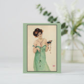 Raphael Kirchner Paris 1910 dames mode Briefkaart (Staand voorkant)