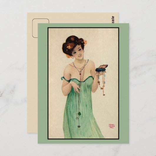  Raphael Kirchner Paris 1910 dames mode Briefkaart (Voorkant / Achterkant)
