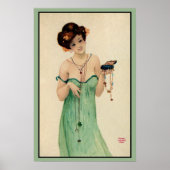  Raphael Kirchner Paris 1910 dames mode Poster (Voorkant)