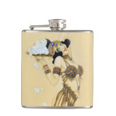 Raphael Kirchner  pin-up illustratie Heupfles (Voorkant)