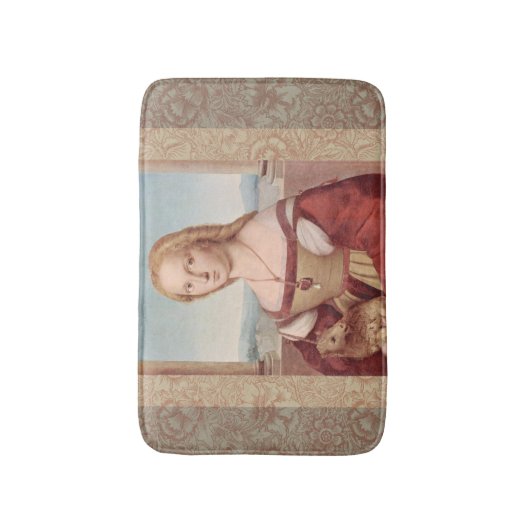 Raphael Lady en Unicorn Classic Badmat (Voorkant Verticaal)