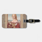 Raphael Lady en Unicorn Classic Bagagelabel (Voorkant horizontaal)