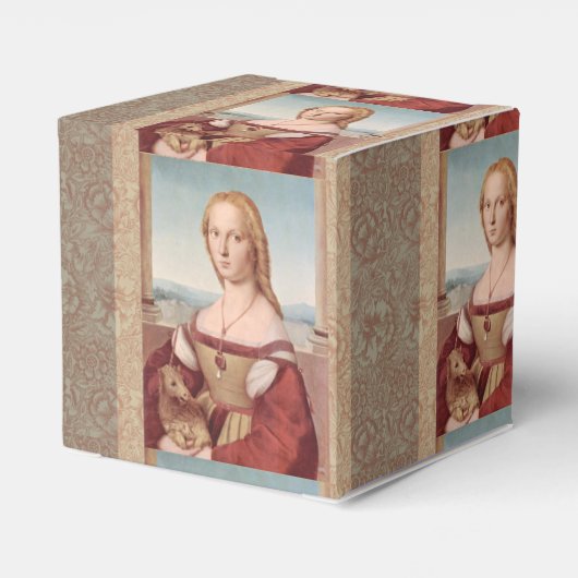 Raphael Lady en Unicorn Classic Bedankdoosjes (Achterkant)