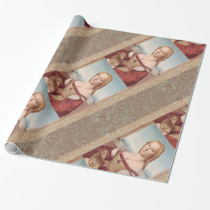 Raphael Lady en Unicorn Classic Cadeaupapier