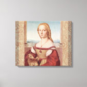 Raphael Lady en Unicorn Classic Canvas Afdruk (Voorkant)