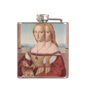 Raphael Lady en Unicorn Classic Heupfles (Achterkant)