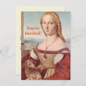 Raphael Lady en Unicorn Classic Kaart (Voorkant / Achterkant)