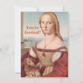 Raphael Lady en Unicorn Classic Kaart (Voorkant)