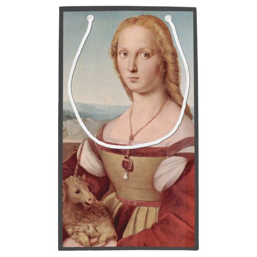 Raphael Lady en Unicorn Classic Klein Cadeauzakje (Achterkant)