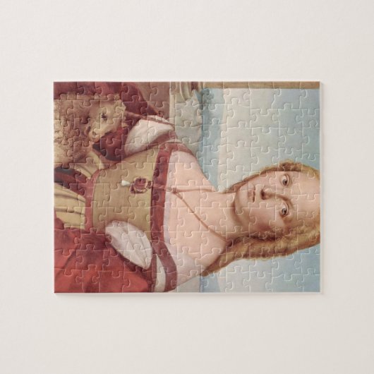 Raphael Lady en Unicorn Classic Legpuzzel (Horizontaal)