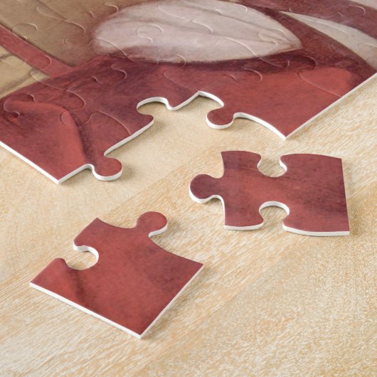 Raphael Lady en Unicorn Classic Legpuzzel (Zijkant)