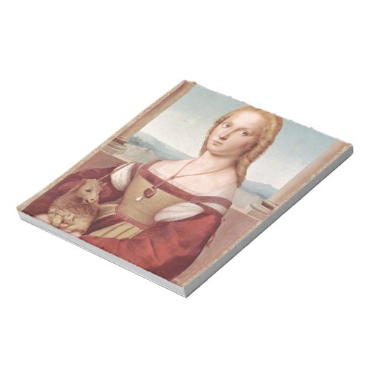 Raphael Lady en Unicorn Classic Notitieblok (Linkerzijde)