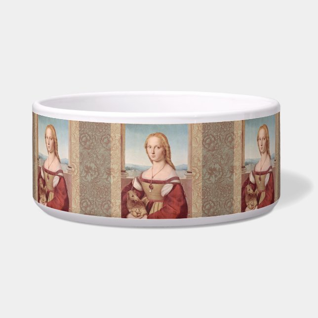 Raphael Lady en Unicorn Classic Voerbakje (Voorkant)