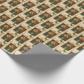 Raphael Madonna Christ Kind Religieuze Vintage Cadeaupapier (Hoek)