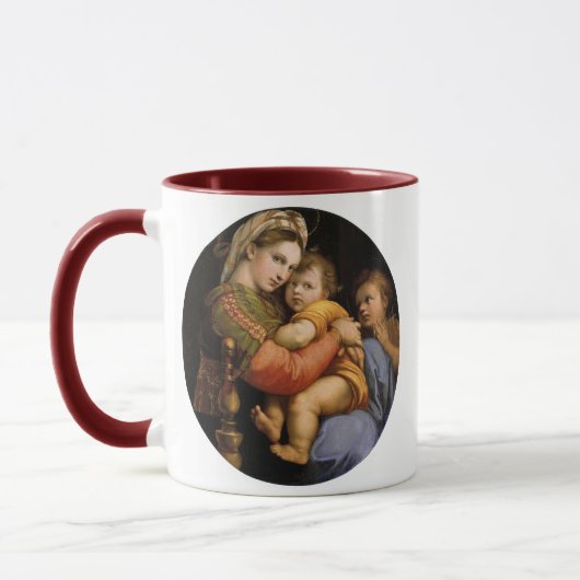 Raphael , Madonna della seggiola Mok (Links)