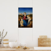Raphael - Madonna en kind met de kleine Johannes d Poster (Keuken)