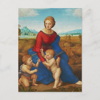 Raphael: Madonna in de Meadow Briefkaart
