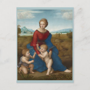 Raphael Madonna in Meadow Briefkaart